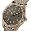 Pilot's Watch Automatic TOP GUN Mojave Desert Ceramic Case 41mm - Brown on Rubber Strap