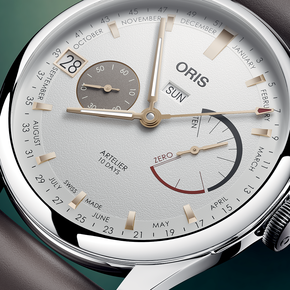 Artelier Calibre 113 43mm - White on Leather Strap