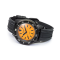 1521 Black DLC 42mm - Orange on Bracelet