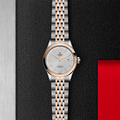 1926 Rose Gold Two-Tone 28mm - Silver on Bracelet