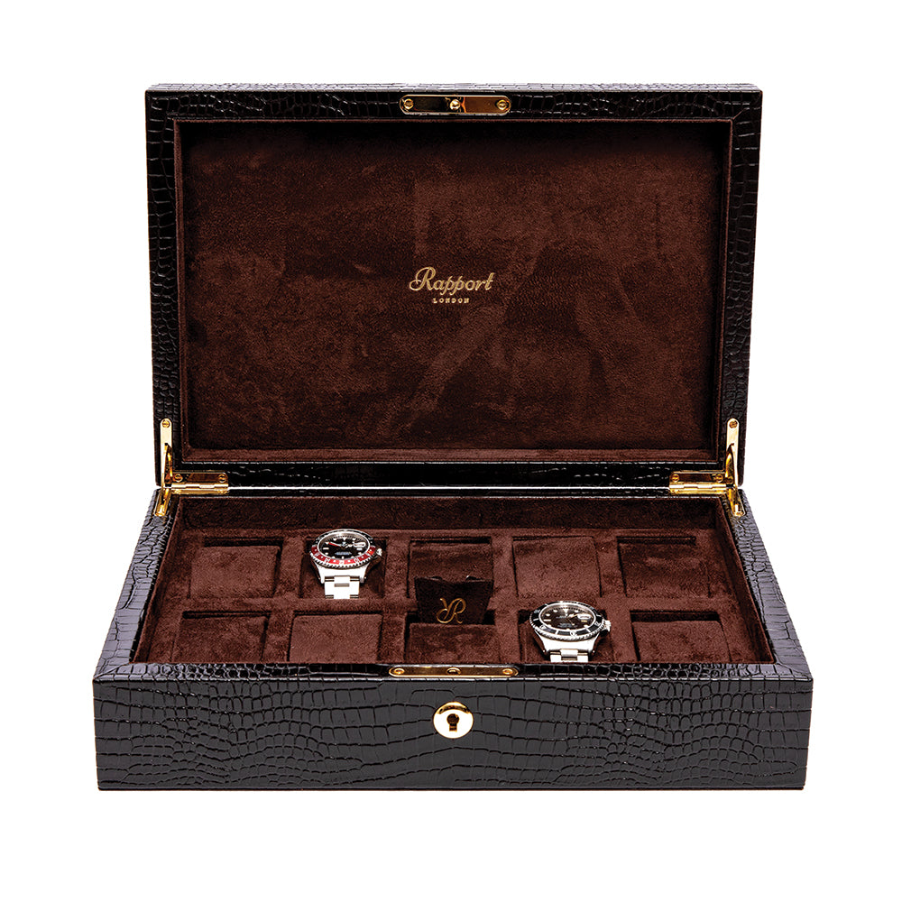 Brompton Ten Watch Box - Brown