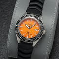 DS Super PH500M 43mm - Orange on Rubber Strap