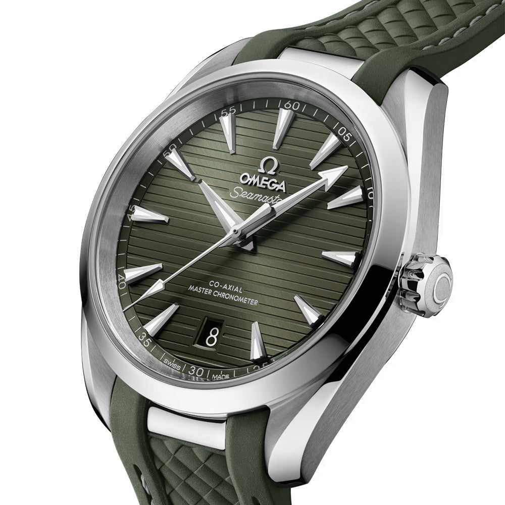 Seamaster Aqua Terra 150M Co-Axial Master Chronometer 38 mm - Green on Strap