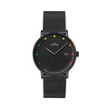 FORM A Bauhaus Black PVD-Coated 39.3mm - Black on Bracelet