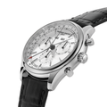 Classics Quartz Chronograph Triple Calendar 40mm - White on Leather Strap