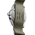HydroConquest GMT 41mm - Green on Fabric One Piece Strap