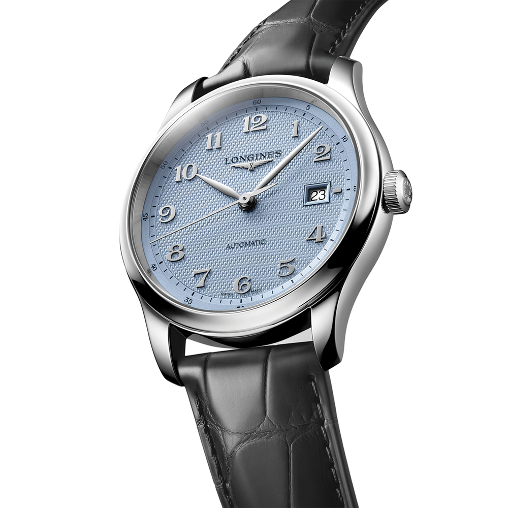 Master Collection 41mm - Blue on Leather Strap