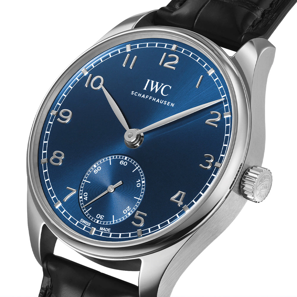 Portugieser Automatic 40mm - Blue on Leather Strap