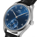 Portugieser Automatic 40mm - Blue on Leather Strap