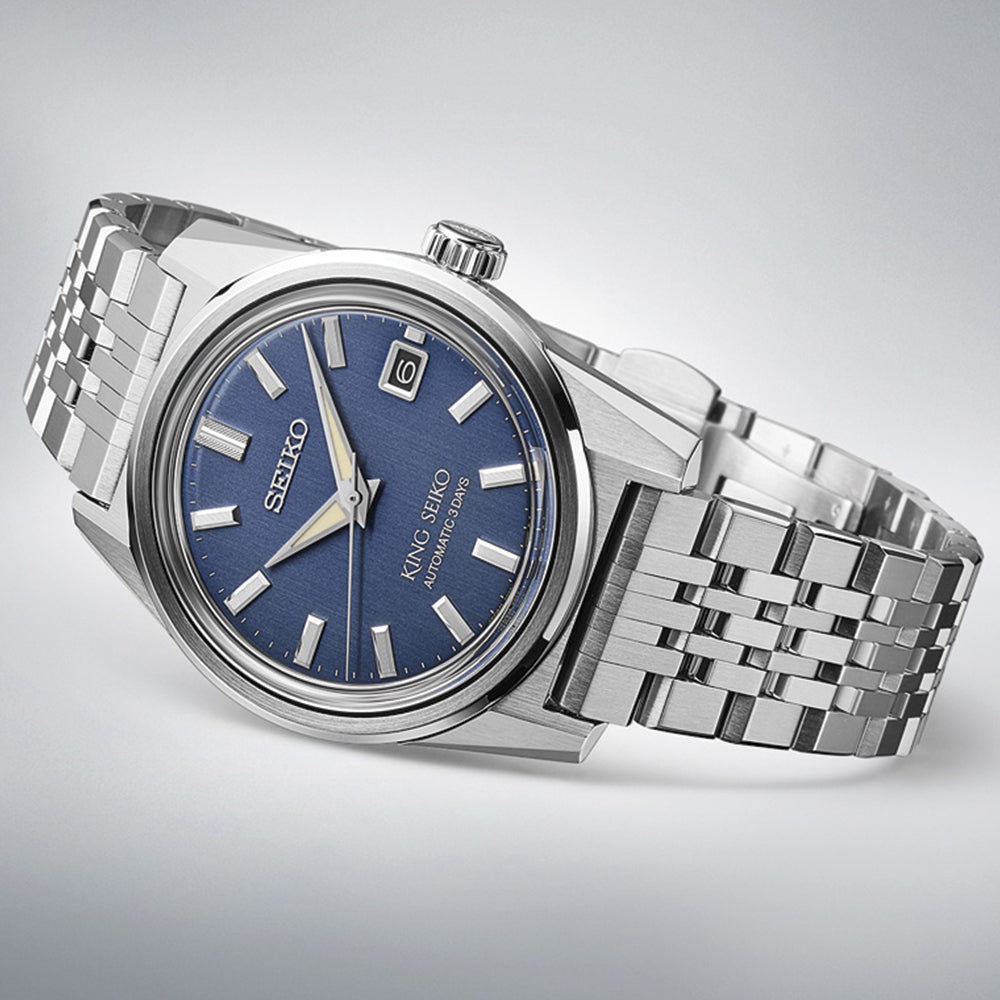 SPB389 King Seiko 38.3mm - Blue on Bracelet