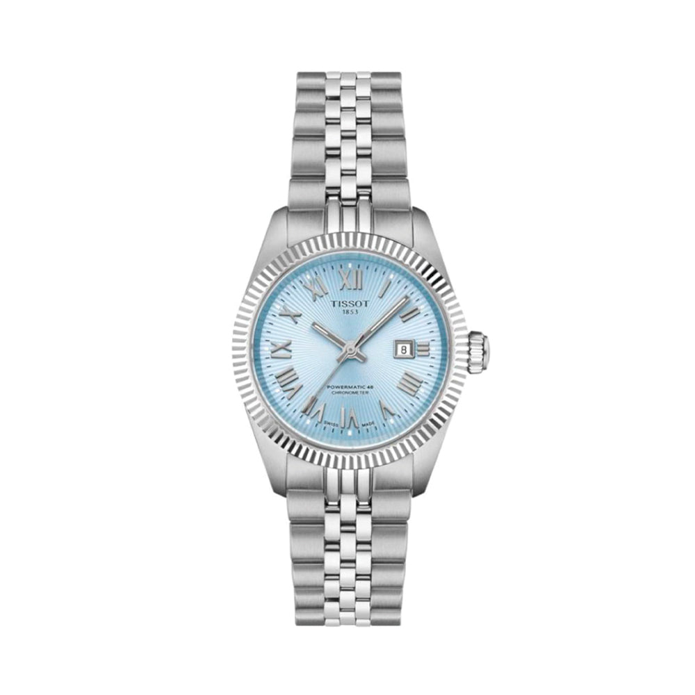Ballade Powermatic 48 COSC 30mm - Ice Blue on Bracelet
