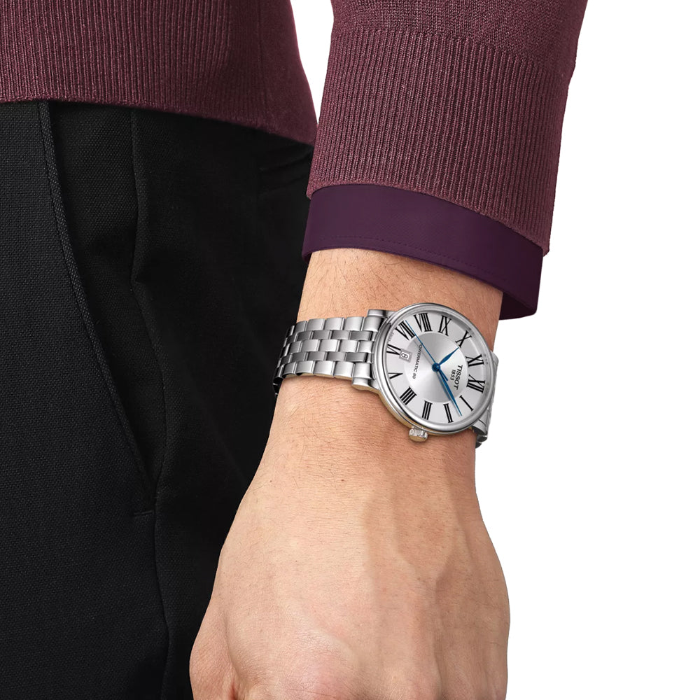 TISSOT ティソ　Carson Powermatic 80　自動巻　シルバー 51cj57GyxYL.jpg