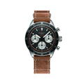 Multichron Pilot Chronograph 42mm - Black on Leather Strap