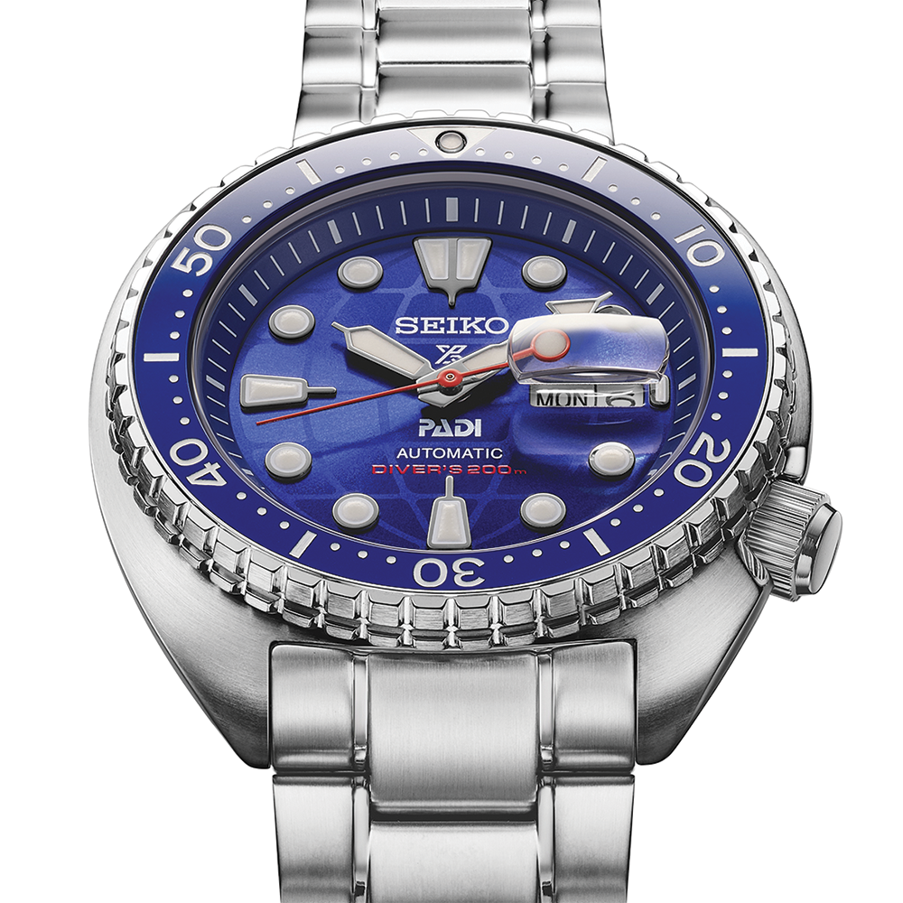HBB002 Prospex Sea Padi Limited Edition 45mm - Blue on Bracelet w/ Additional Rubber Strap