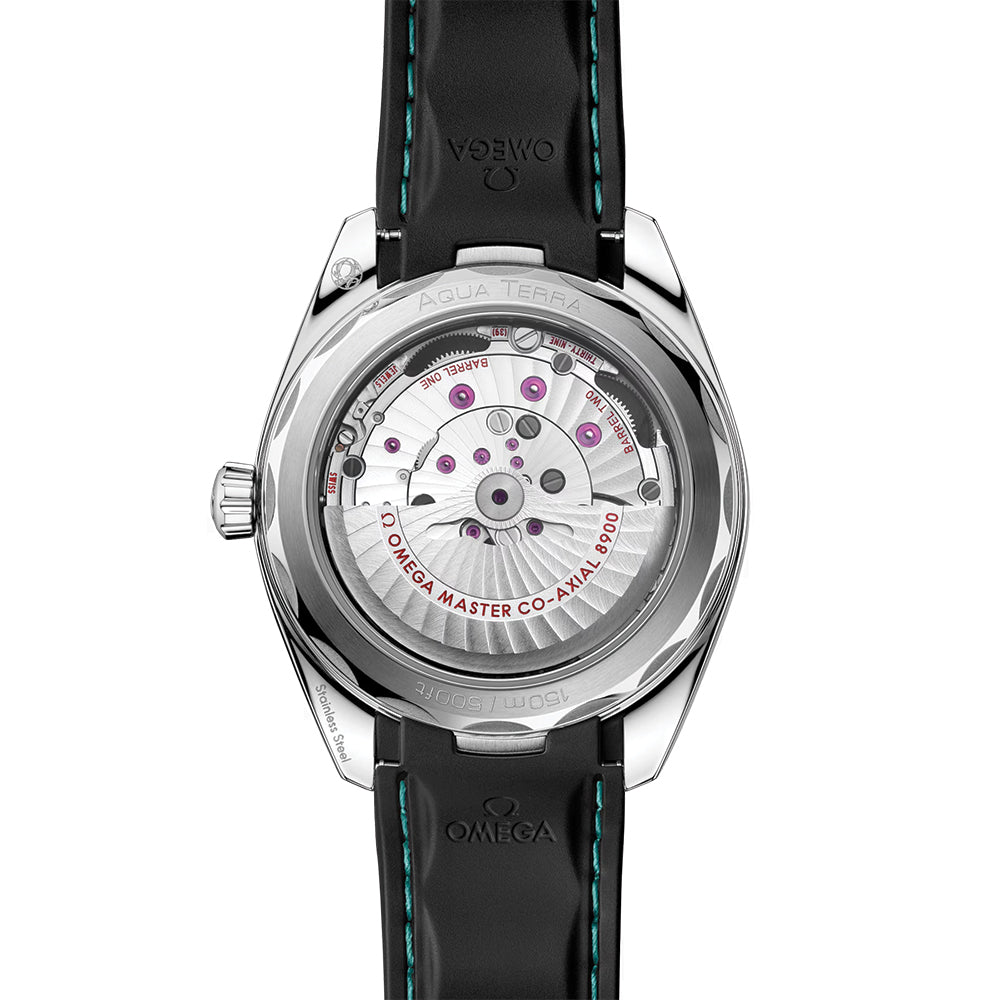 Seamaster Aqua Terra 150M 41mm - Turquoise on Rubber Strap