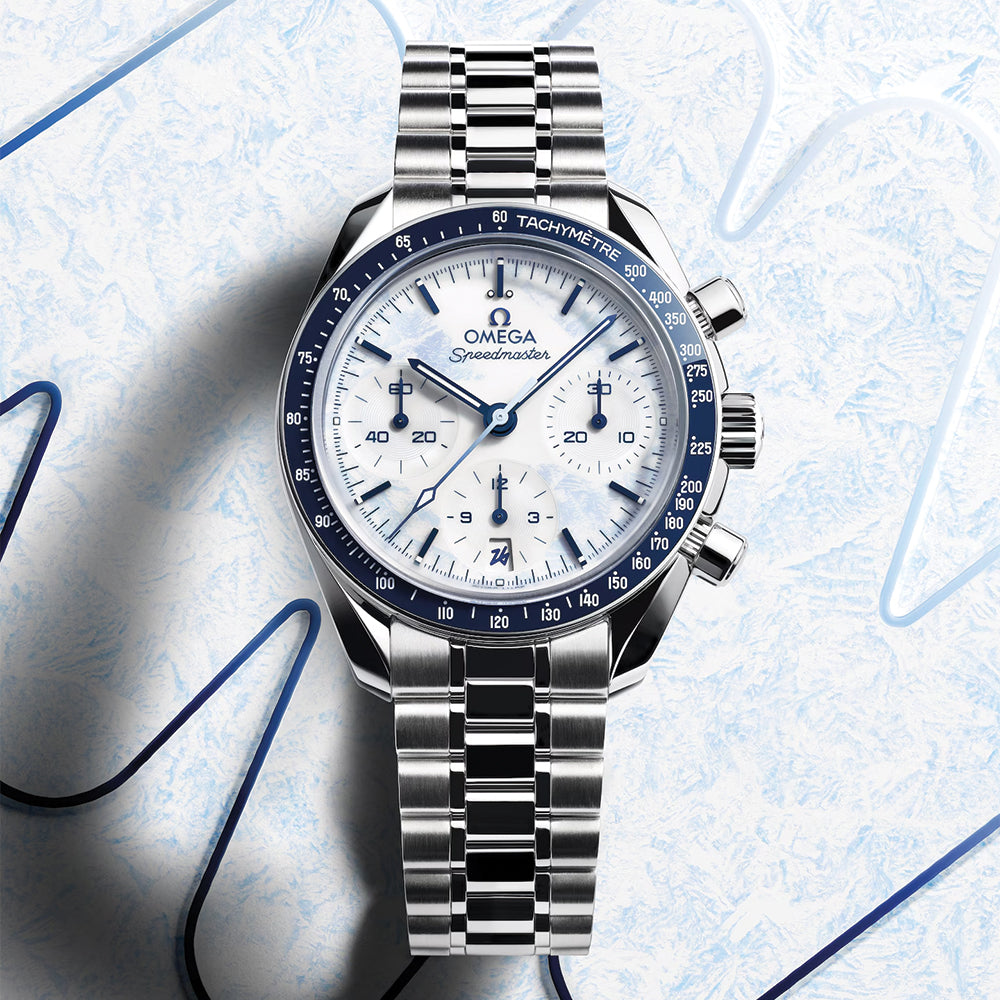 Speedmaster Milano Cortina 2026 38mm - White on Bracelet