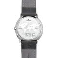 Max Bill MEGA Solar Titanium 38mm - Grey on Leather Strap