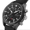Pilot's Watch Chronograph TOP GUN Ceramic Case 44.5mm - Black on Textile Strap