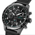 Pilot’s Watch Performance Chronograph Mercedes-AMG PETRONAS Formula One™ Team Ceratanium® Case 41mm - Black on Rubber Strap