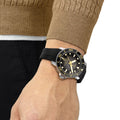 Seastar 2000 Professional Powermatic 80 46mm - Black on Rubber Strap