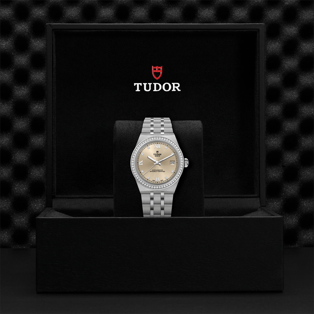 TUDOR Royal 36mm - Ivory, Diamond-Set on Bracelet | Teddy Baldassarre