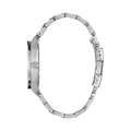 Sport Luxury 40mm watch on a stainless steel bracelet shown from the side.