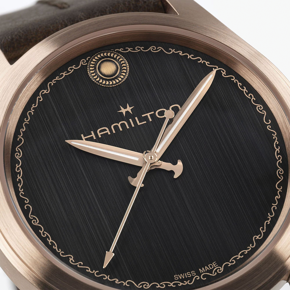 Khaki Field Auto THE ODYSSEY Limited Edition Bronze 42mm - Black on Leather Strap