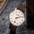 Neo Automatic 36mm - Ivory on Cordovan Leather Strap