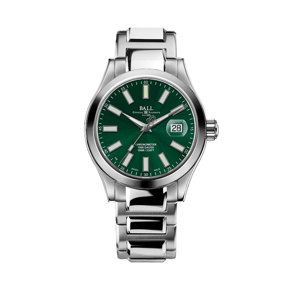 Engineer III Marvelight Chronometer 40mm - Green on Bracelet