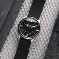 Averau 3 Hand 39mm - Black on Fabric Strap