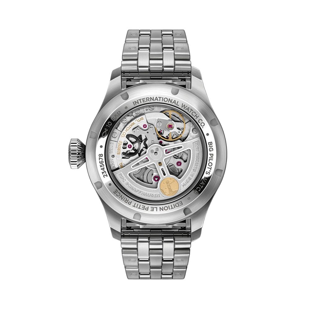 Big Pilot's Watch Perpetual Calendar ProSet Le Petit Prince 42mm - Blue on Bracelet w/ Additional Rubber Strap