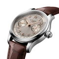 Master Chrono Monopusher Manual 41mm - Silver Opaline on Leather Strap