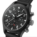 Pilot's Watch Chronograph TOP GUN Ceramic Case 41.9mm - Black on Rubber Strap