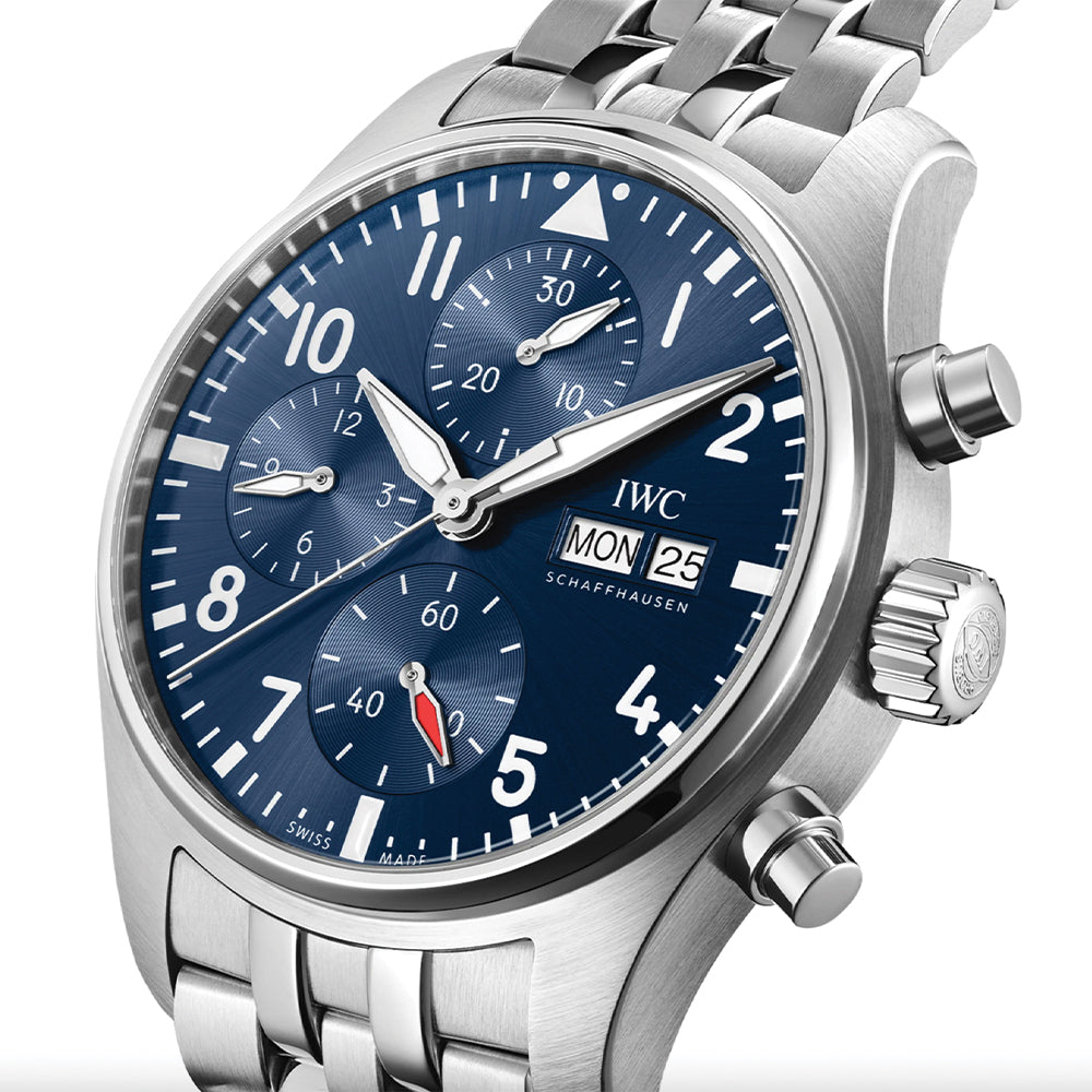 Pilot's Watch Chronograph 41mm - Blue on Bracelet