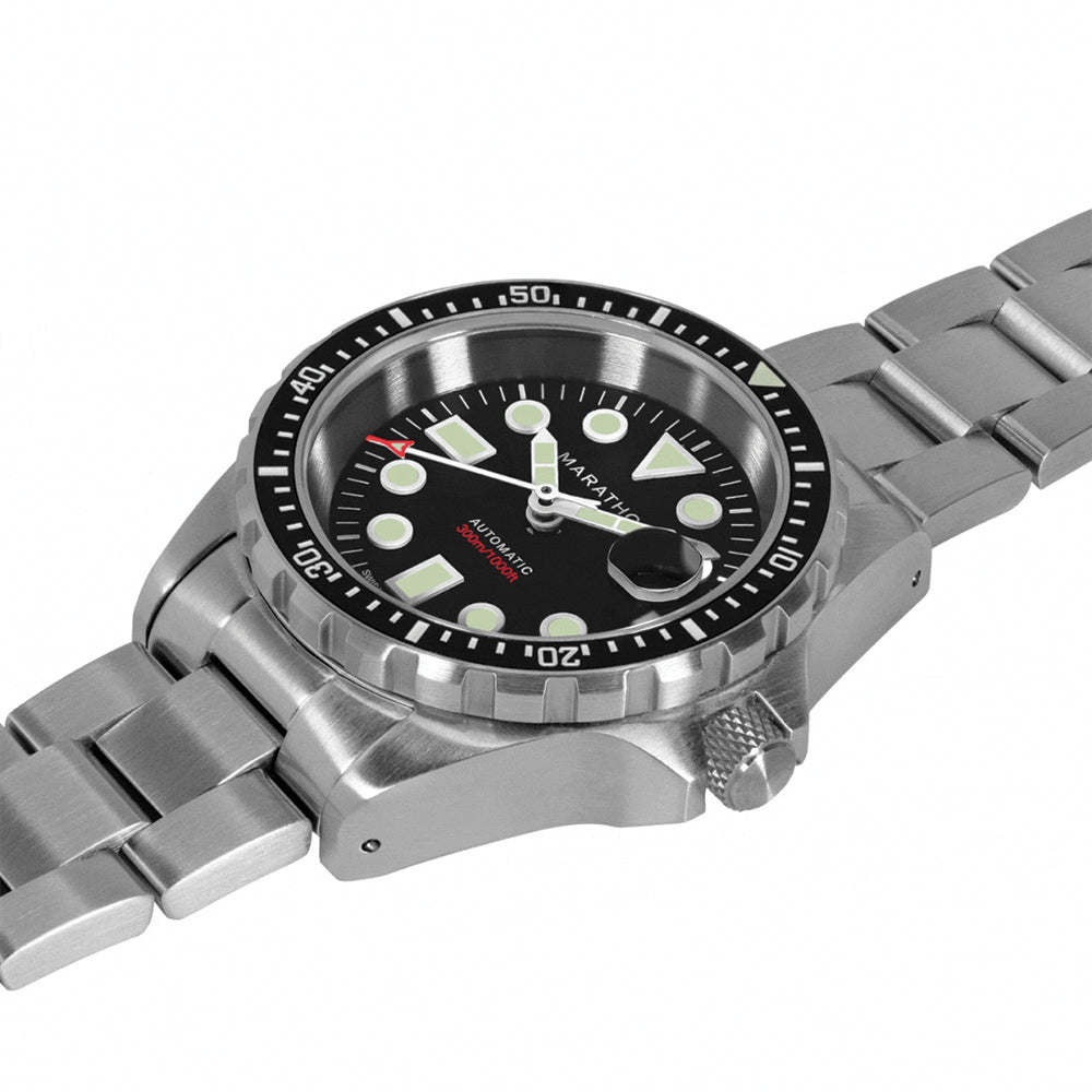 OSAR-Diver Type I Automatic with Date 36mm - Black on Bracelet