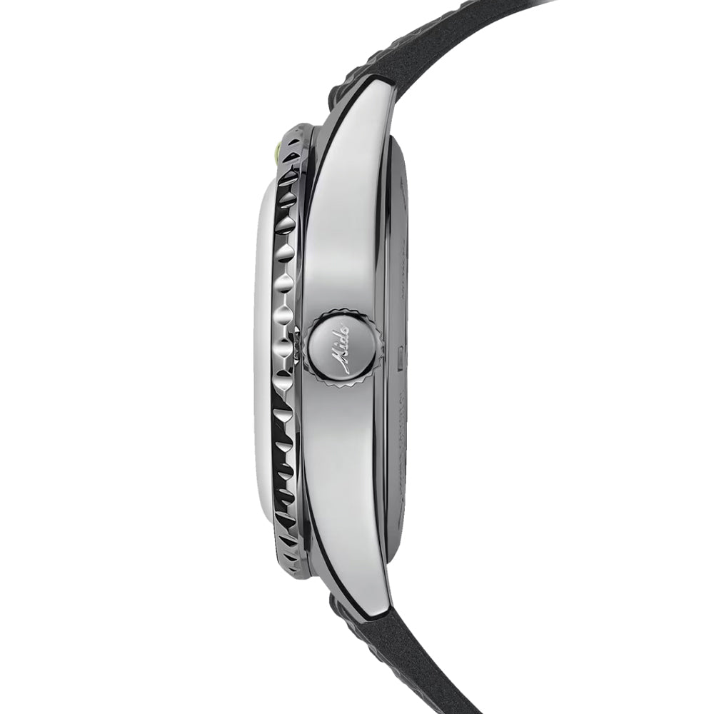 Ocean Star Decompression Worldtimer 40.5mm - Black on Rubber Strap w/ Additional Bracelet