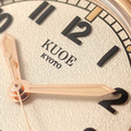 OLD SMITH Bronze No-Date 38mm - Ivory on Khaki x Beige Fabric Strap