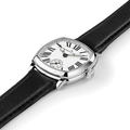 American Classic Cushion Mechanical 30mm - White on Leather Strap