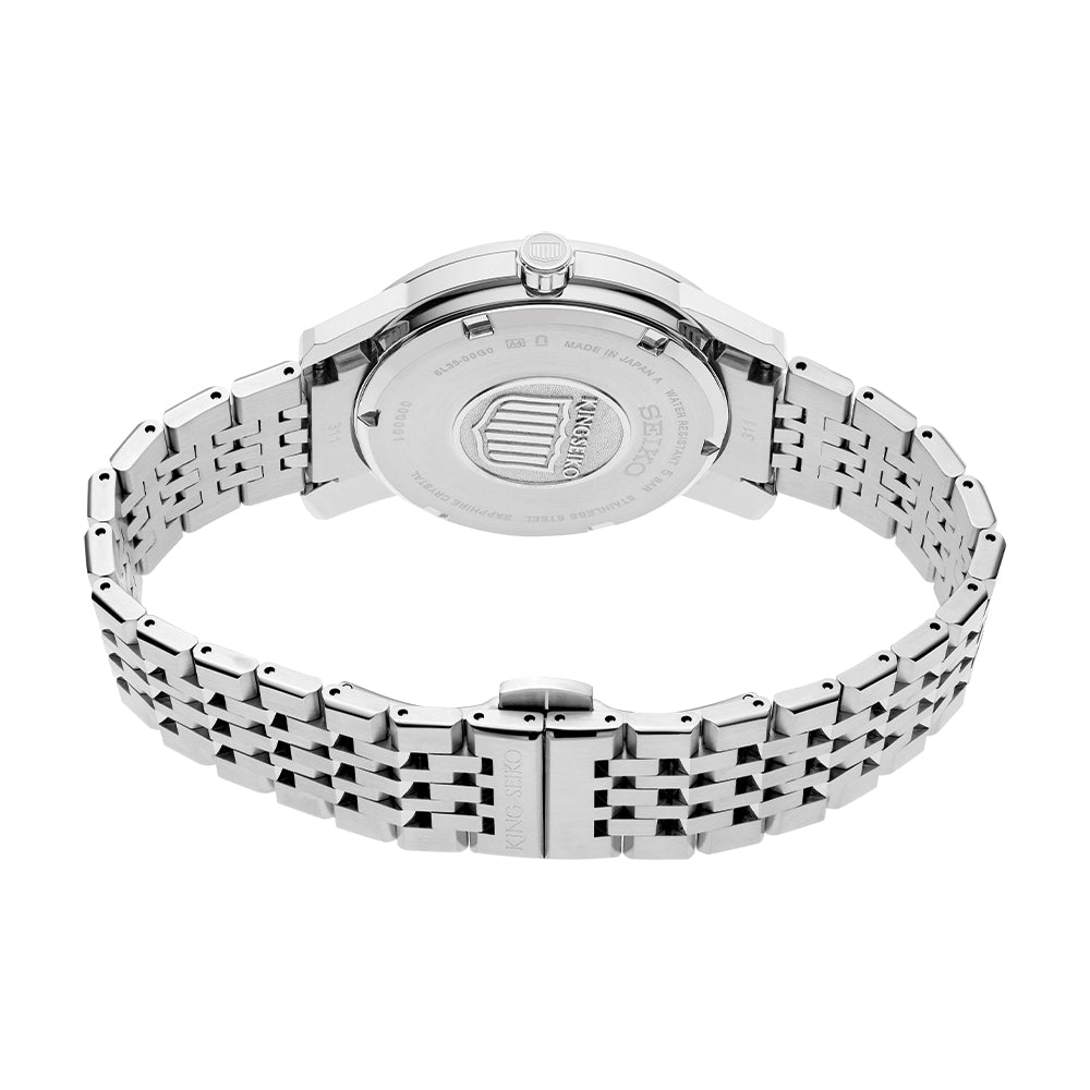 SJE107 King Seiko KSK Modern Re-Interpretation 38.6mm - Purple on Bracelet