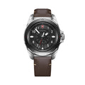 Journey 1884 Quartz 43mm - Black on Leather Strap w/ Extra Rubber Strap