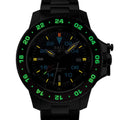 Engineer Hydrocarbon AeroGMT II 42mm - Black/Red Bezel on Bracelet