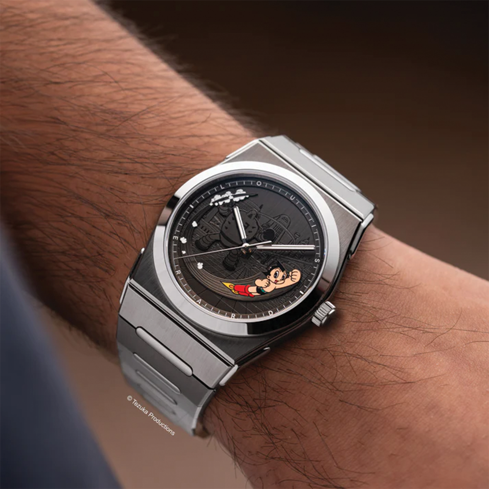 2340 Louis Erard x Astro Boy Limited Edition 40mm - Grey on Bracelet