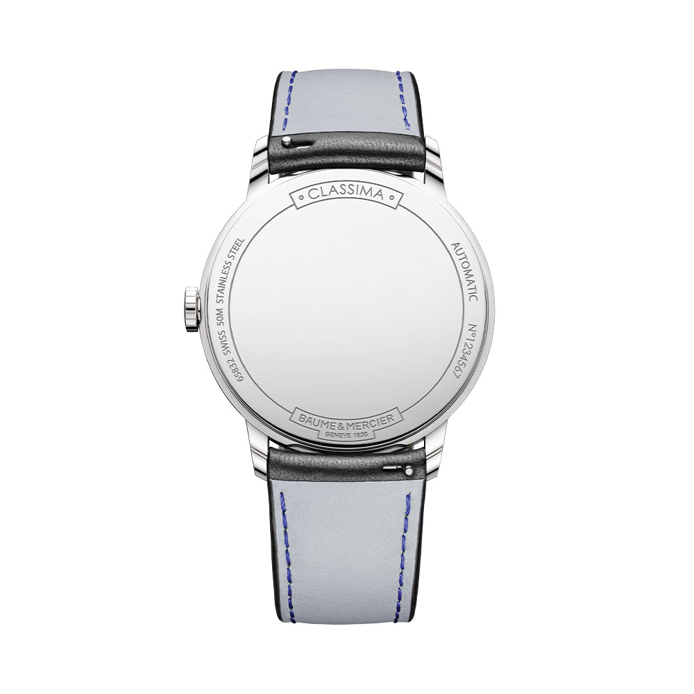 Classima 10332 Automatic 42mm - White on Leather Strap