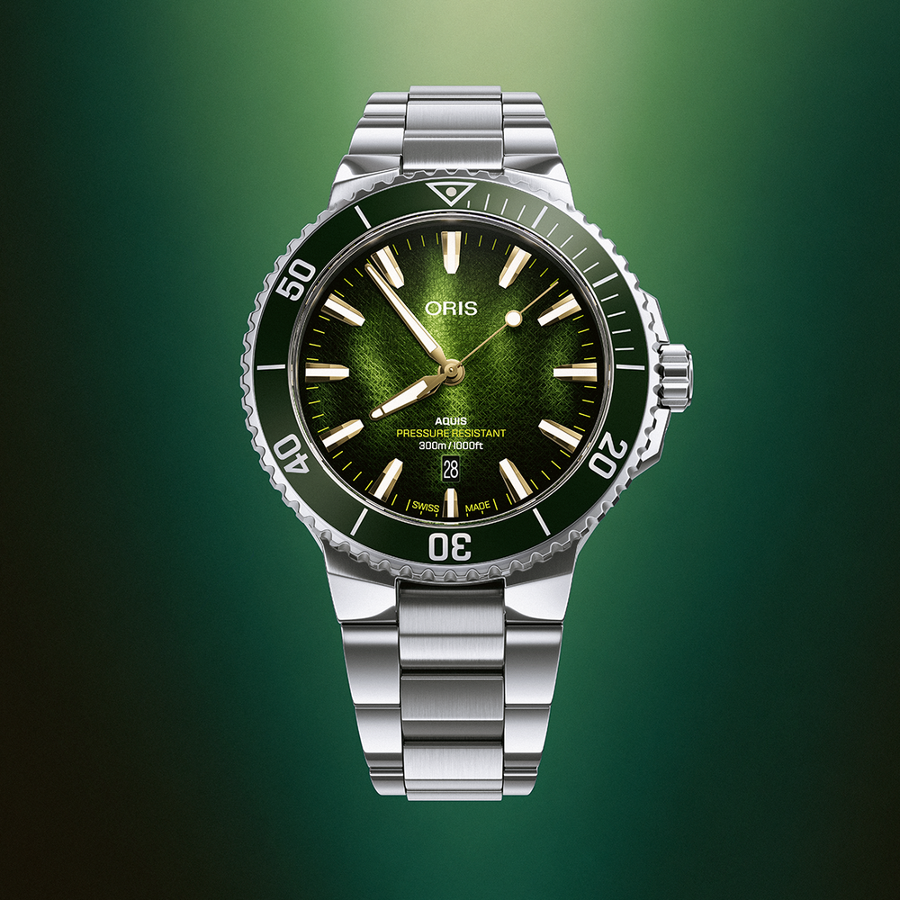 Kelp Forest Limited Edition Aquis 41.5mm - Green on Bracelet