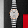 1926 Rose Gold Two-Tone 36mm - Silver, Diamond-Set on Bracelet