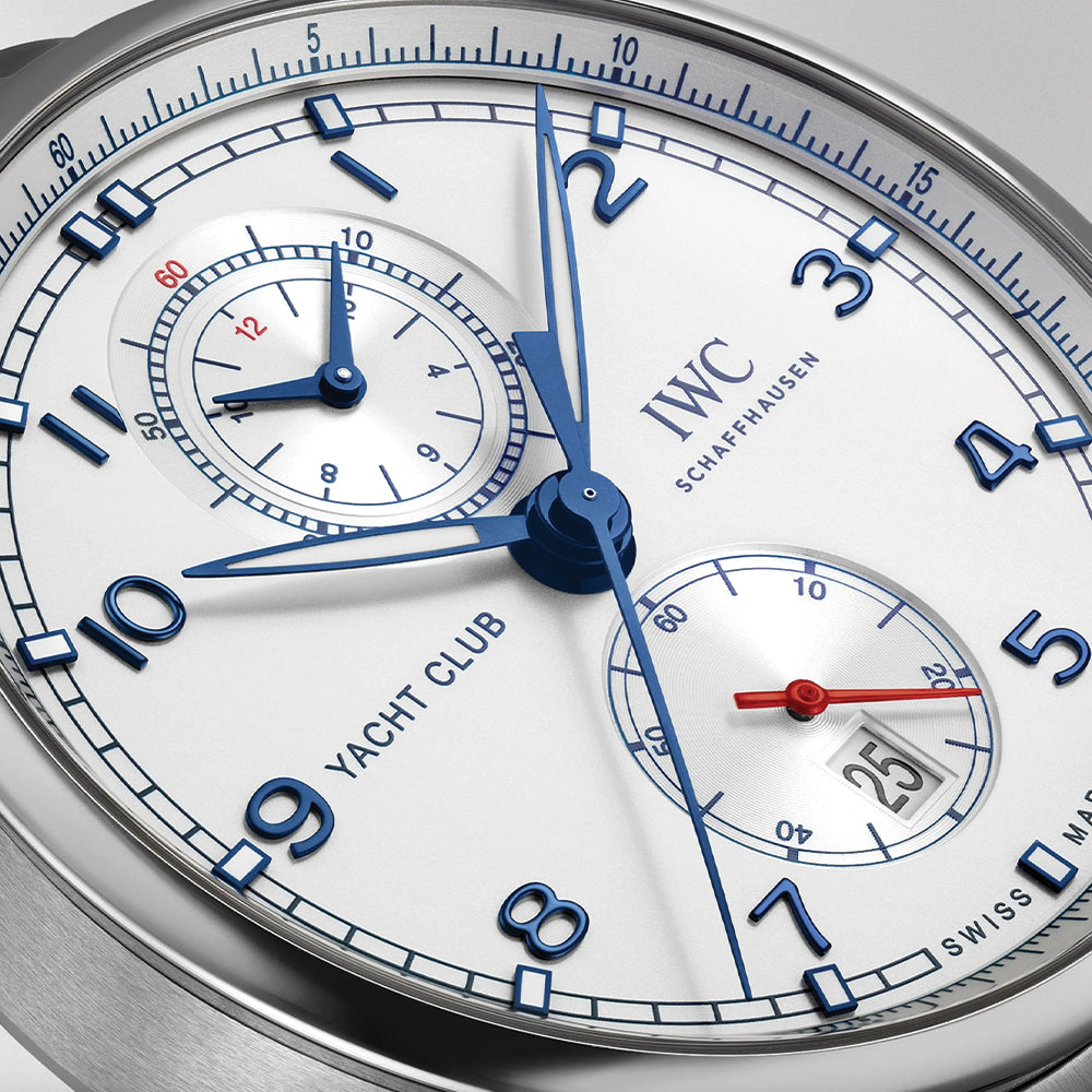 Portugieser Yacht Club Chronograph 44.6mm - Silver-Plated on Bracelet