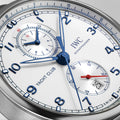 Portugieser Yacht Club Chronograph 44.6mm - Silver-Plated on Bracelet