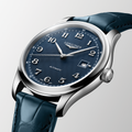 Master 41mm - Blue on Leather Strap