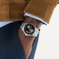 Jazzmaster Open Heart Auto 42mm - Blue on Bracelet