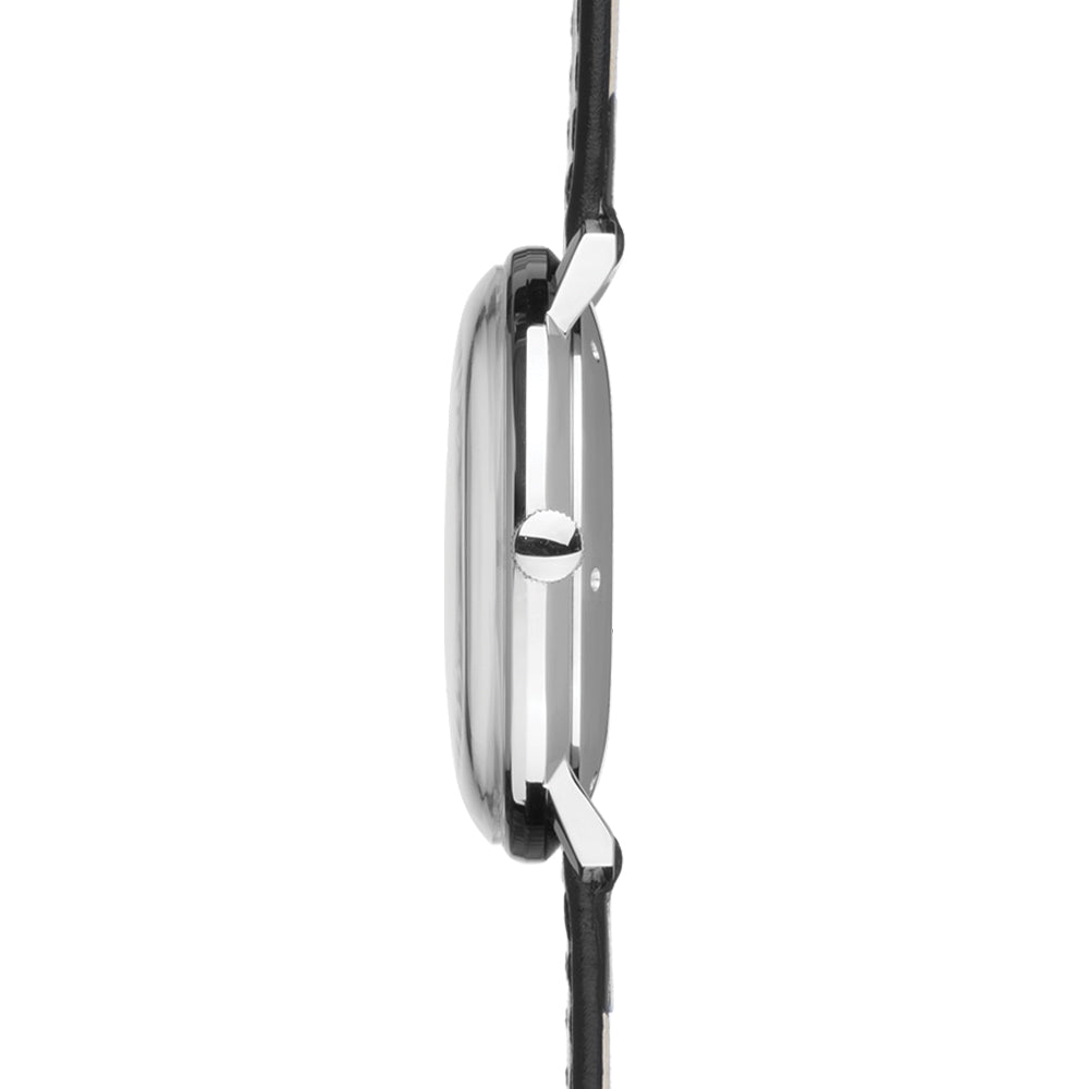 Max Bill Automatic w/ Numerals and Sapphire Crystal 40mm - Black on Bracelet